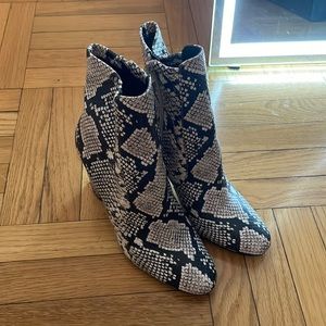 ALDO snakeskin boots